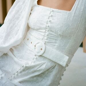 Sabo Skirt One Shoulder White Dress